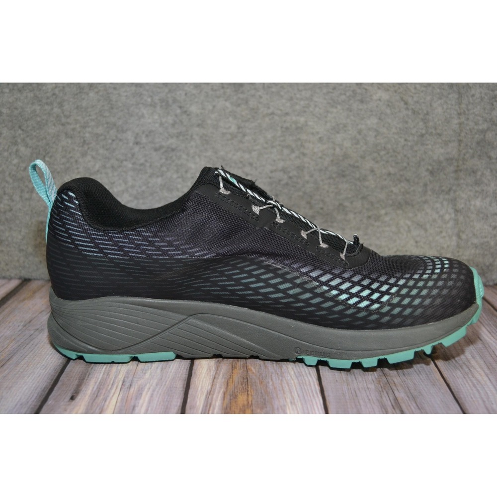 Icebug NewRun W BUGrip GTX Shoes‎ Womens Size 10.5 Black Gore-Tex Spikes Running - Picture 11 of 16